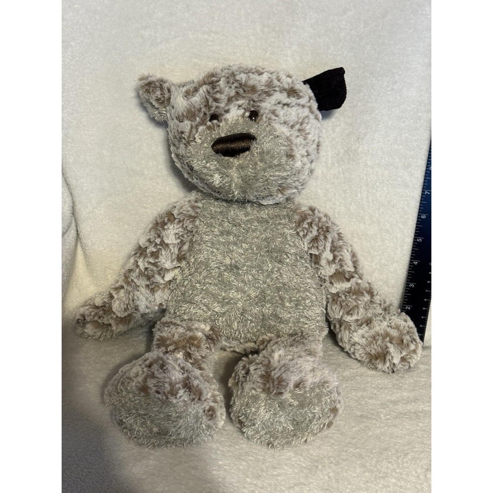 Demdaco Teddy Bear Giving Collection Plush Stuffed Beige Bear Toy Handmade EUC